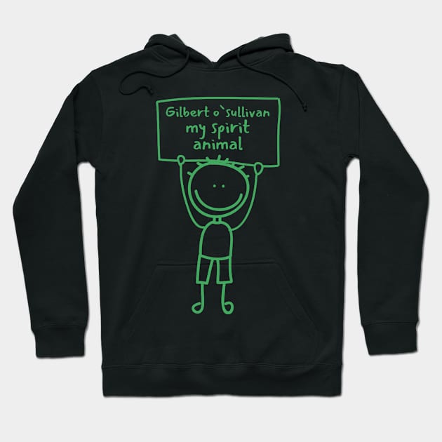 Gilbert o`sullivan (funny musician) Hoodie by GorilaFunk